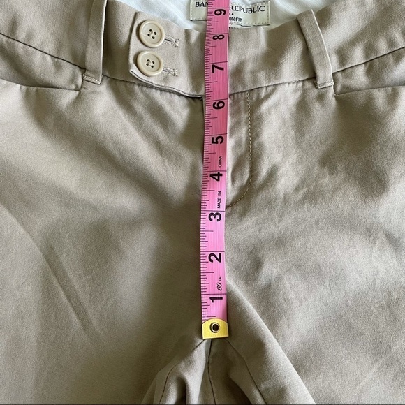 Banana Republic Jackson Fit Wide Leg Khaki Pants - Picture 7 of 10